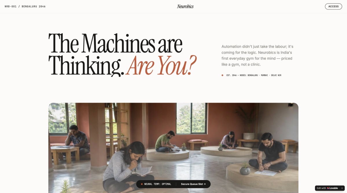 Neurobics: the machines are thinking, are you?