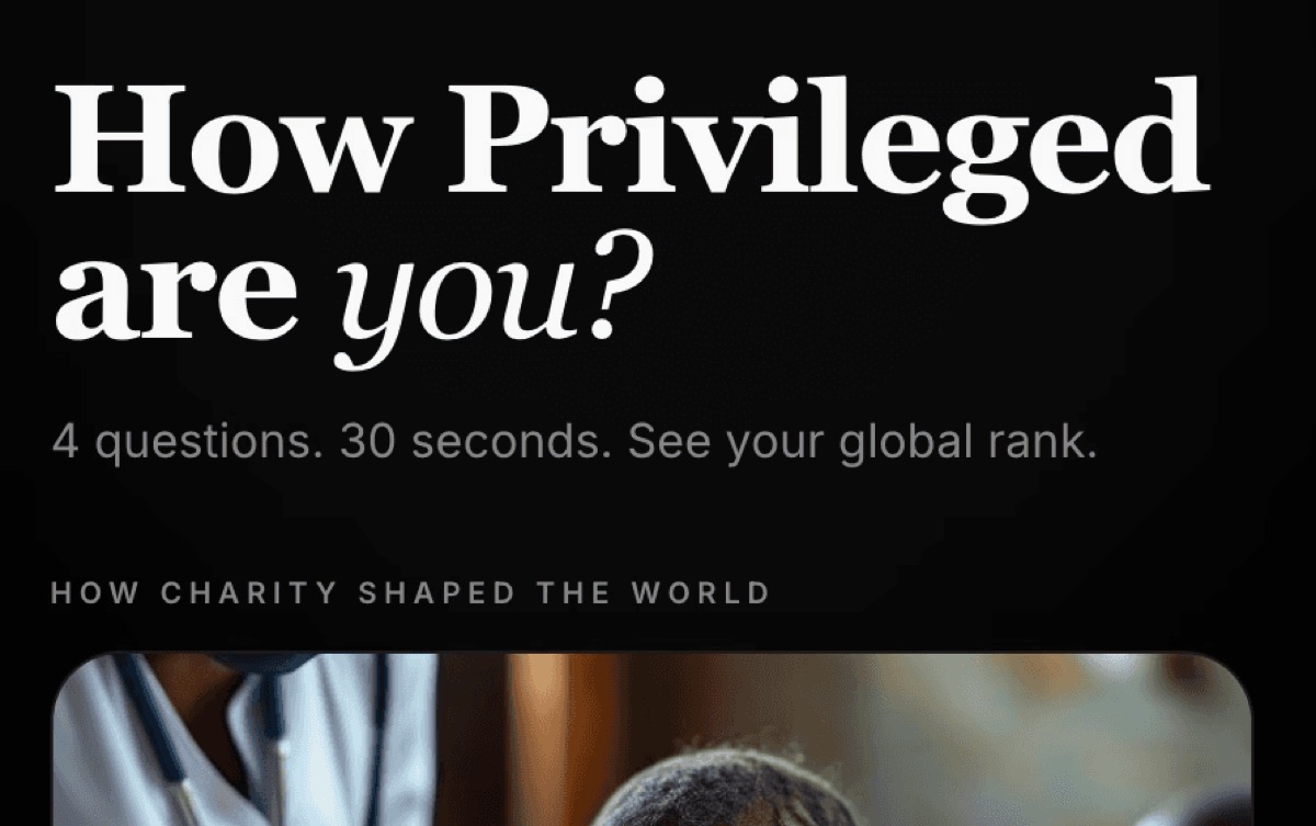 How privileged are you? A four-question quiz